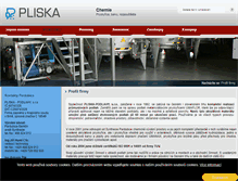 Tablet Screenshot of chemie.pliska.cz
