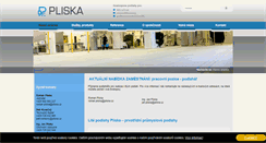 Desktop Screenshot of podlahy.pliska.cz