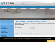 Tablet Screenshot of podlahy.pliska.cz